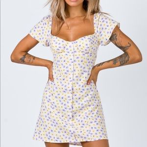 Princess polly floral mini dress